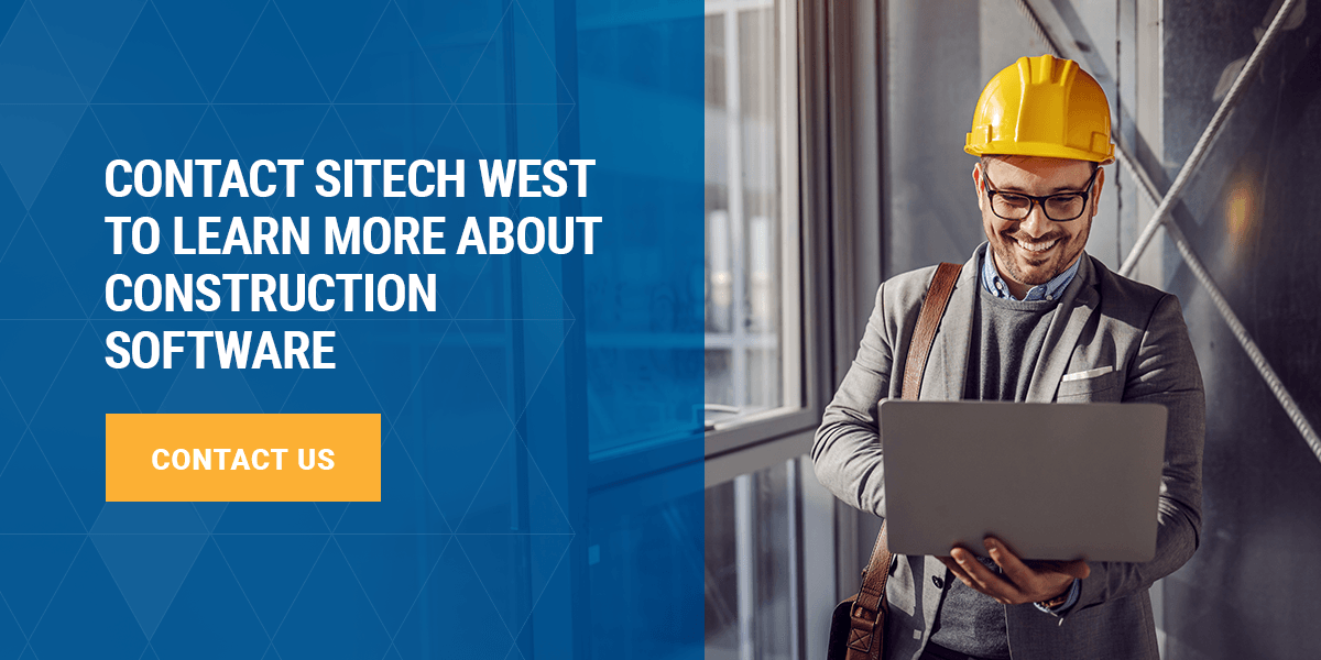 Contact SITECH West to Learn More About Construction Software. Contact Us!